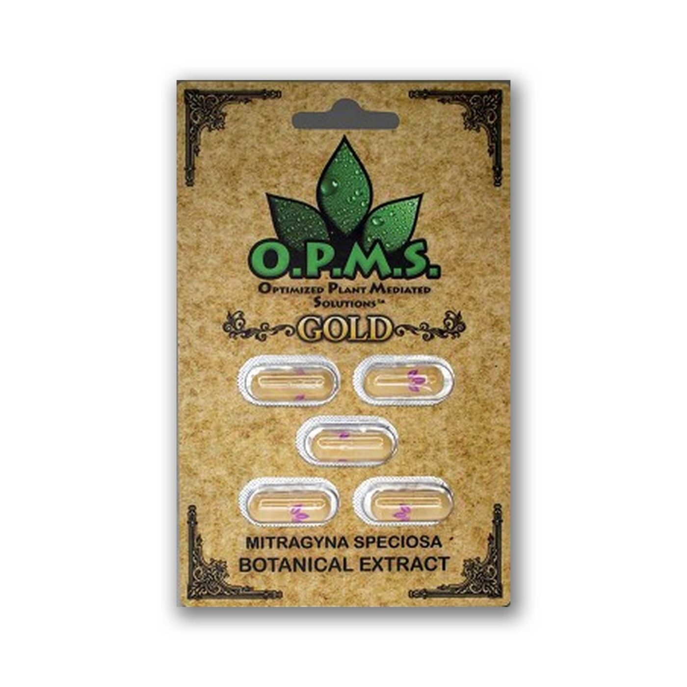 OPMS GOLD CAPSULES-5 CT PACK