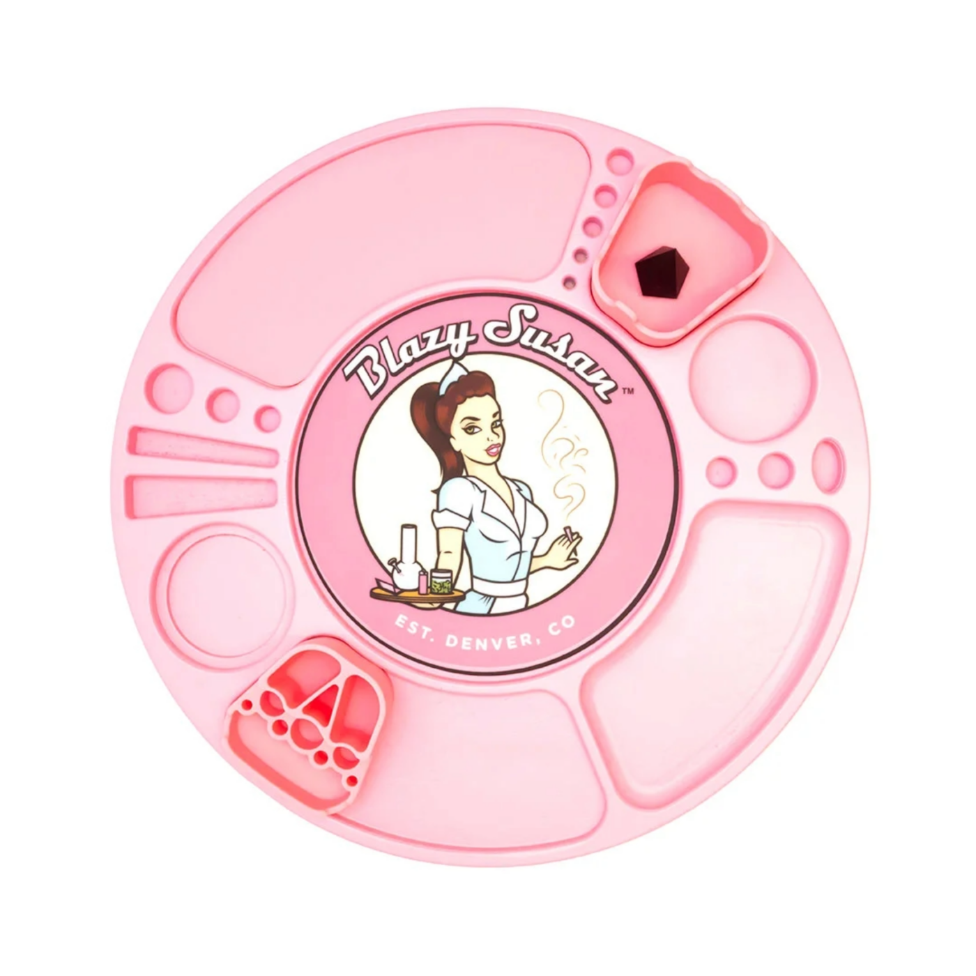 Blazy Susan Spinning Rolling Tray - Image 3