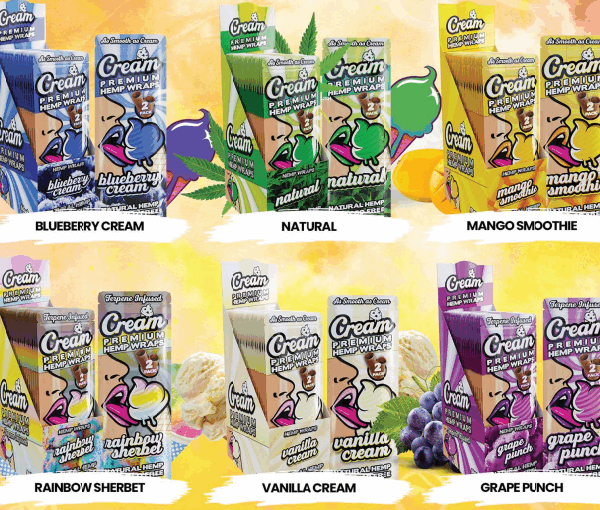 Cream Hemp Wrap Display Box