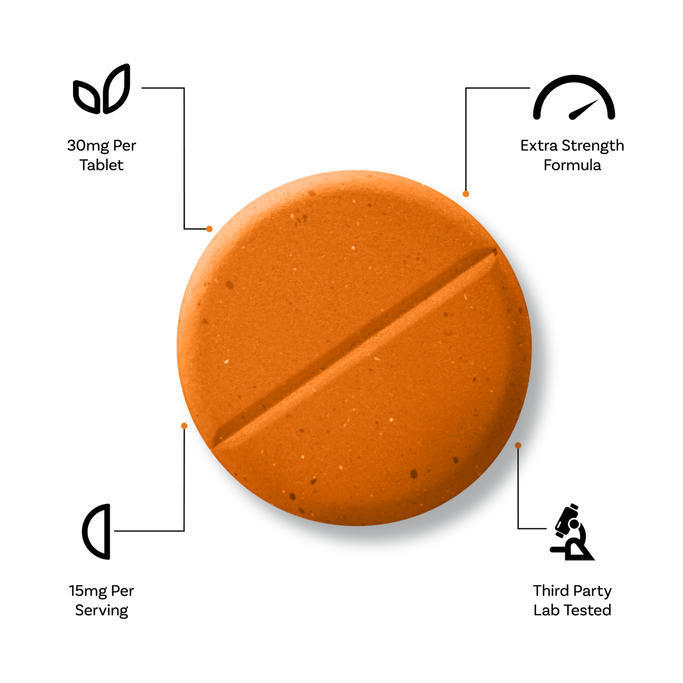 7Tabz-7Hydroxy Tablets 30mg HP 4ct Blister Pack - Image 2