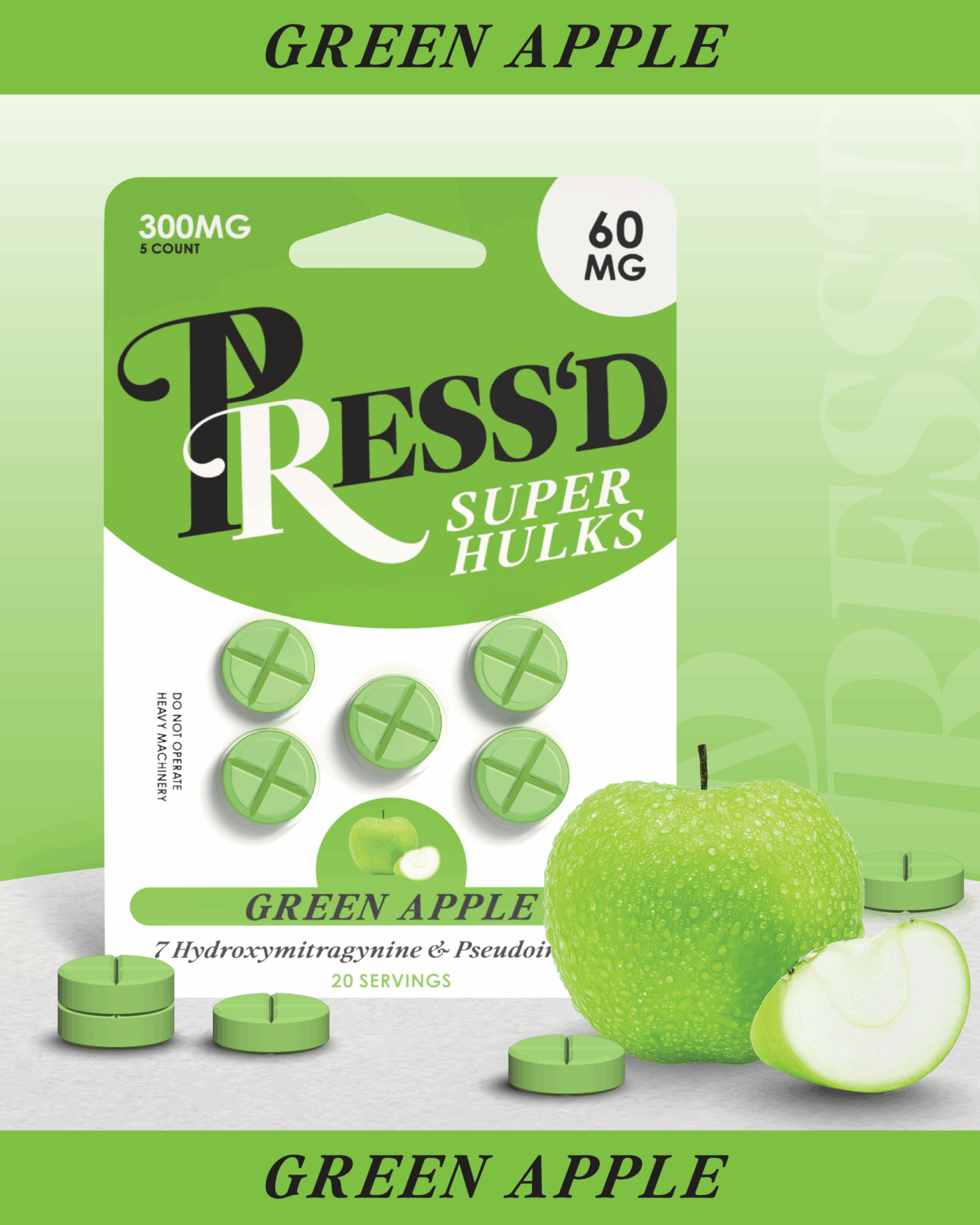 Press'd Super Hulks 60mg 7OH + Psuedo - Image 2