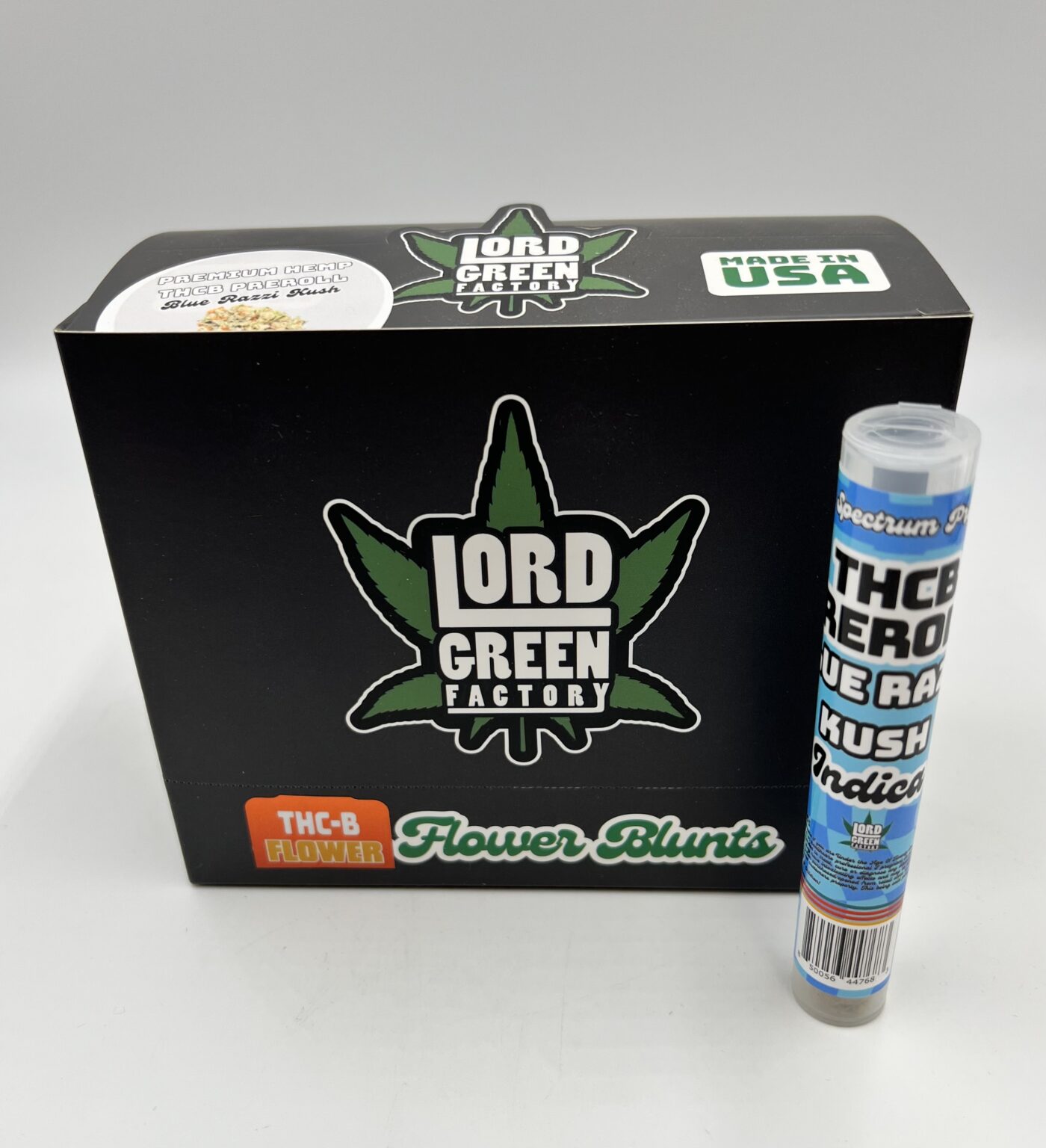 Lord Green THC-B Blue Razzi Kush Preroll