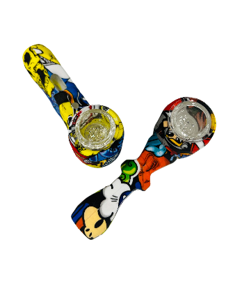 Mini Sherlock Silicone Pipe-Assorted Colors
