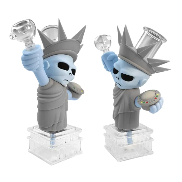 Free Aliens Water Pipe-Gray