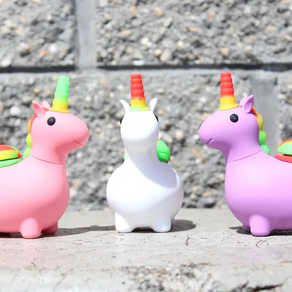 Unicorn Silicone Hand Pipe 4 inch