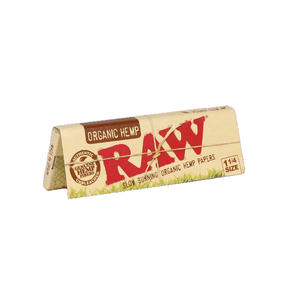 Raw Organic Hemp 1 1/4 Rolling Papers 24bx Display